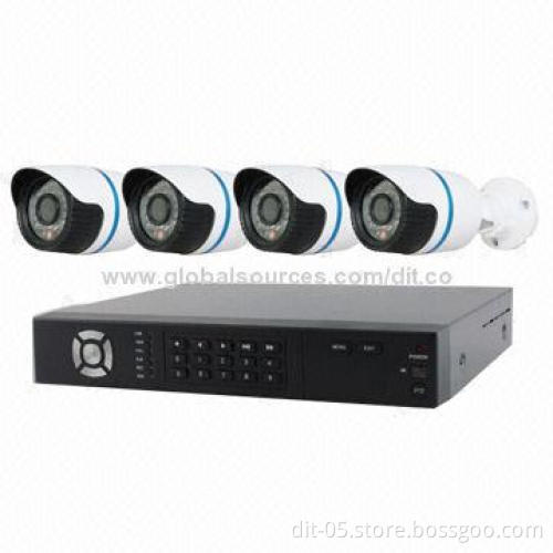 PoE NVR Kit with Remote Control, USB Mouse, P2P function, 720P Real-time Recording